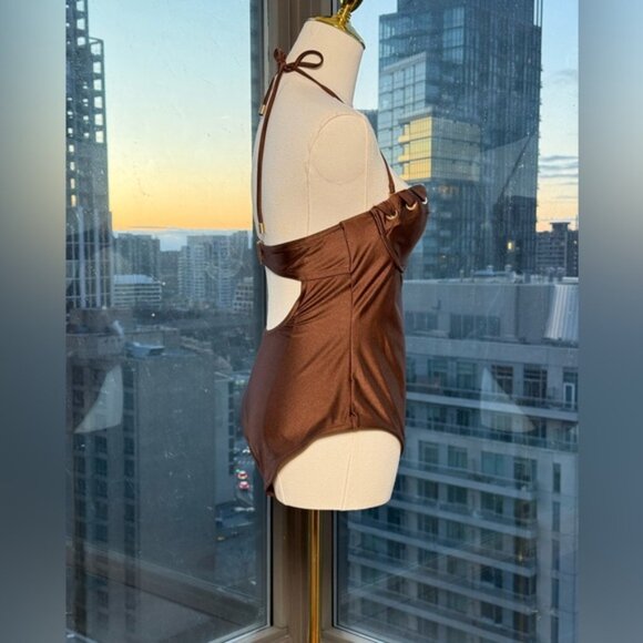 🆕 ZIMMERMANN 🧿 NWOT Devi Balconette Eyelet 1PC Bathing Suit, Sz 3AB US 8 - 10 - Picture 5 of 16